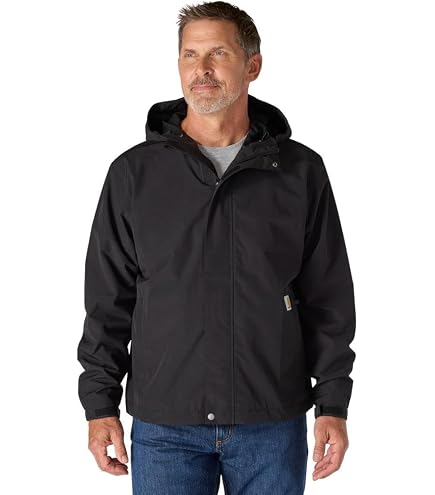 Carhartt Men's Camden Cryder Jacket, Black, Small at Amazon Men's