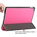 iPad Air 2 Case - Poetic Apple iPad Air 2 Case [Slimline Series] - PU Leather Trifold Cover Case for Apple iPad Air 2 (2014) Magenta (3 Year Manufacturer Warranty From Poetic)