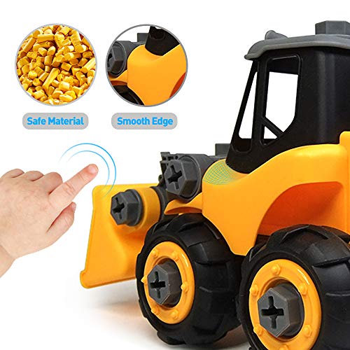 image for WisToyz Take Apart Toys, Toy Vehicles, Toy Bulldozer Toddlers Toys, Co
