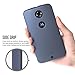 Nexus 6 Case, 2 in 1 Phone Case for Google Nexus 6/Motorola Nexus 6 Full-Body Protective Impact Resistant Bumpers Cover for Nexus 6-Dark Blue