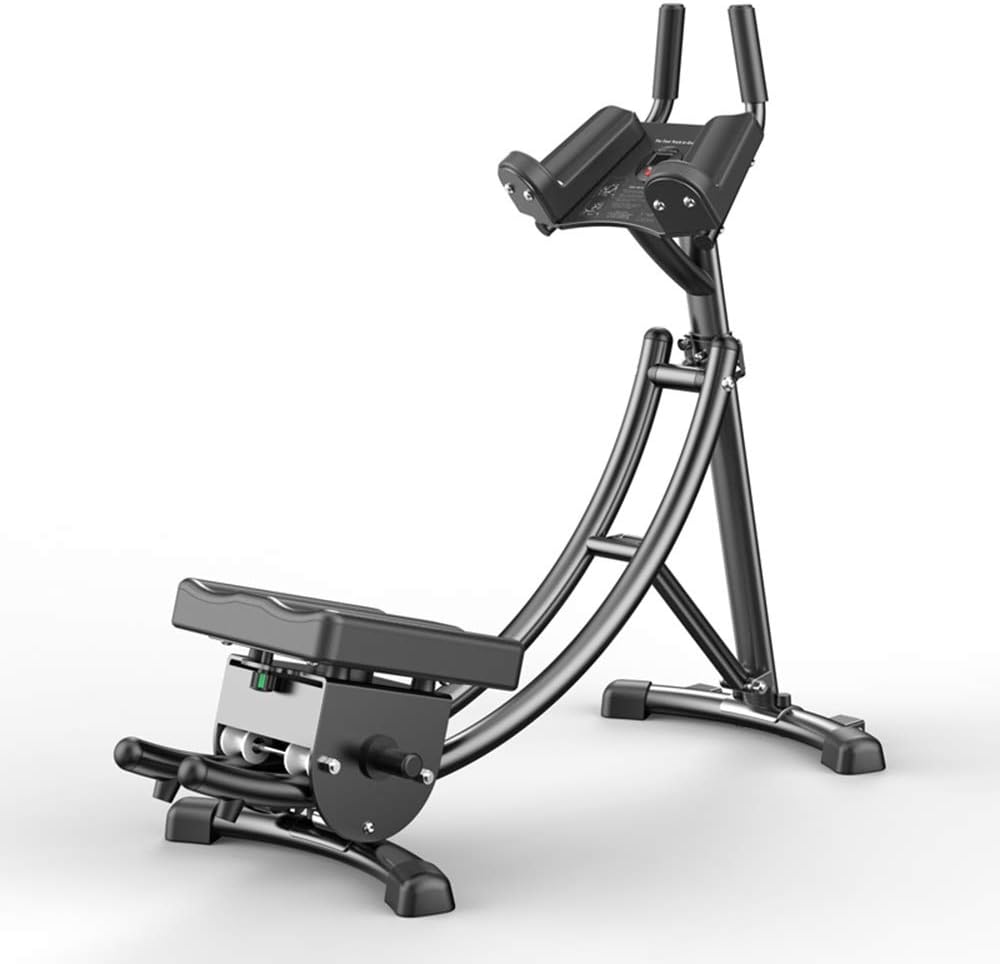 JIAYUAN Abdominal Trainer, Foldable Ab Vertical 5 Minute Shaper, abdominal exercise machineFitness Equipment Vertical, Sturdy Ab Coaster, Round Waist Trainer, 440 LBS Weight Capacity