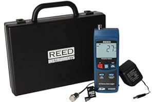 REED Instruments R7000SD-KIT Data Logging Vibration Meter with Power Adapter and SD Card