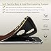 LOHASIC iPhone XR Case, Premium Leather Luxury Thin Slim Soft Flexible TPU Hybrid Bumper Non-Slip Grip Full Body Shockproof Protective Phone Cases Cover Compatible with iPhone XR (2018) 6.1inch -Brown