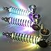 Fashion Colorfull Led light Metal Smoking Herb Pipe Portable Tobacco Pipes for Smoke