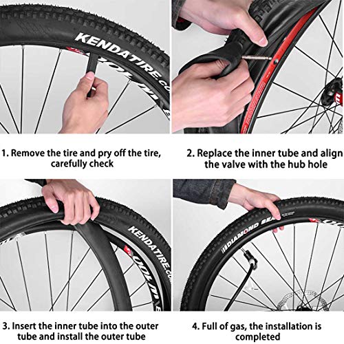 DMLNN 28 700x3543C Road Bike Replacement Inner Tubes Presta Valve 48mm