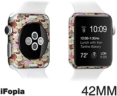 Black Friday Countdown Sale! Apple Watch waterproof Special body protector film accessories case for making(customizing) new apple watch with EDGE SKIN-iFopia/MUFFIN(46)