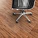 Office Marshal® PVC Chair Mat with Lip for Hard Floors - 36