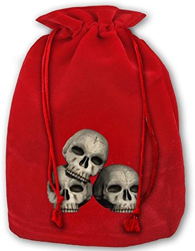 Men's Women's Print Shoulder Drawstring Bag Backpack String Bags School Rucksack Gym 6169-White Mask Skull Handbag