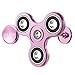Hand Spinner Fidget Toy, 3-5 Mins Spin Metal Stainless Bearing EDC Fidget Tri-Spinner for ADHD Focus Releasing Stress (Rose Gold)