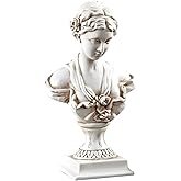 11.8" Classic Greek Venus de Milo Bust Statue, Resin Roman Goddess of Love and Beauty Sculpture Figurine for Home Décor, Large Antique