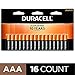 Duracell - CopperTop AAA Alkaline Batteries - long lasting, all-purpose Triple A battery for household and business - 16 Count primary