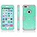 iPhone 7 Plus Case, Anna Shop Studded Rhinestone 3in1 Shockproof Hybrid [Heavy Duty] Full body Protective Case, Hard PC+Silicone Protective High Impact Defender Case Cover For Apple iPhone 7 plus