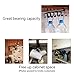 Art Secret Multifunction Nail Free 12-Hook Iron Under Cabinet Mug Hanger (Brown)