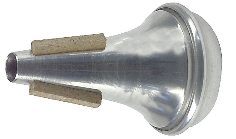 Tom Crown mute straight piccolo trumpet, aluminium body — image 1