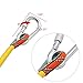 X XBEN Outdoor Climbing Rope Rock Climbing Rope, Escape Rope Climbing Equipment Fire Rescue Parachute Rope (230 Foot) - Orange