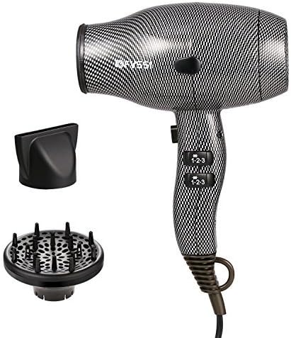 1875W Hair Dryer IOFVSSI Salon Professional Hair Dryer with Diffuser&2Concentrator,2 Speed and 3 Heat for Home&Salon Use