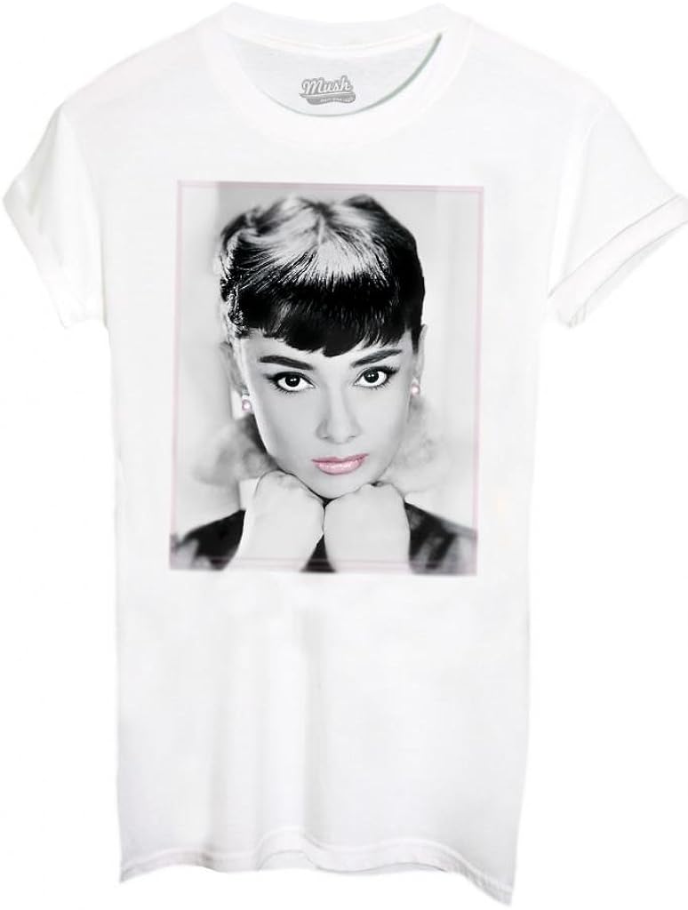 audrey hepburn white dress shirt