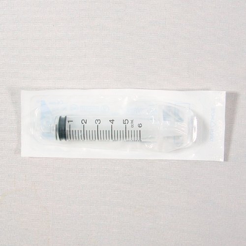 5 cc/ml 2 pcs Syringe w/o Needles New Sterile Disposable Luer Slip Tip