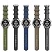 Fintie for Garmin Fenix 6 5 Band, Soft Woven Nylon Sport Strap Replacement Wristband for Garmin Fenix 6 Pro and Sapphire Edition/Fenix 5 / Forerunner 935 945 / Instinct Smart Watch, (Black/Grey)
