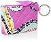 Vera Bradley Women's Cotton Zip ID Case Wallet, Wildflower Paisley, One Size
