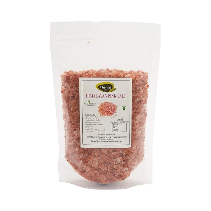 Thanjai Natural's Rock Salt Himalayan 1st Quality Rock Salt Himalayan Pink Rock Pink Salt 1500Grams Best Offer !!!