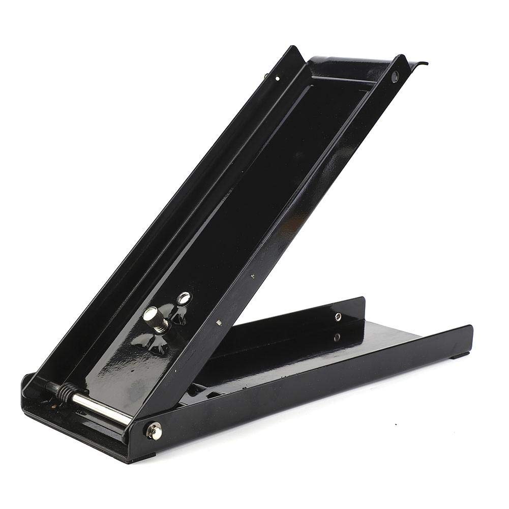 Foot Operated Can Crusher, 16-oz Black Heavy-Duty Pedal Smasher Adjustable Handle Tool Tin Can Crushes for Crushing Cans Plastic Bottles and Rigid Cans