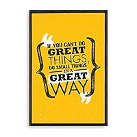 Framed Canvas Wall Art Motivational Words Canvas Prints Home Artwork Decoration for Living Room,Bedroom - 16x24 inches