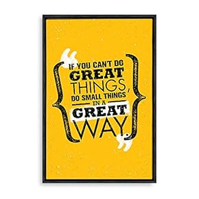signwin Framed Canvas Wall Art Motivational Words Canvas...