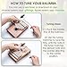 Scorina Kalimba 17&10 Two Pack Kalimba Thumb Piano,With Study Instruction And Tune Hammer,Best Gifts For Adult,Kids And Beginners