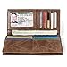 ID Stronghold Mens Long Wallet with Checkbook Holder - RFID Blocking Leather Checkbook Wallet