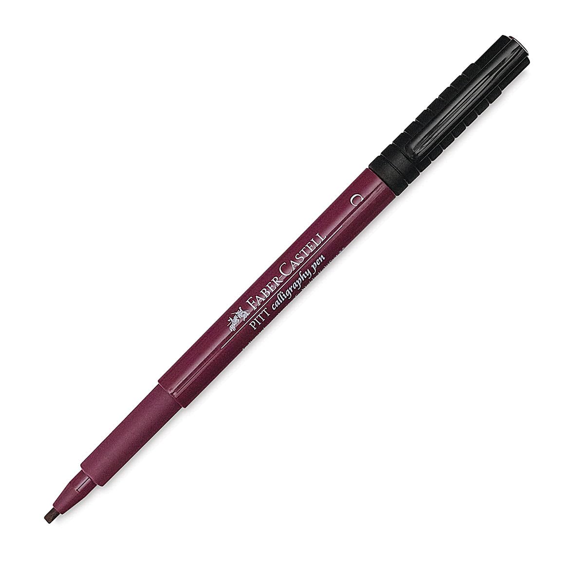 Faber-Castell Art & Graphic India Ink Pitt Artist Pen Calligraphy Magenta, Single Pitt Pen, for Art, Craft, Drawing, Sketching, Home, School, University, Colouring
