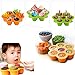 SAKOLLA Silicone Egg Bites Molds for Instant Pot Accessories,Fits Instant Pot 5,6,8 Qt Pressure Cooker, Reusable Food Storage Containers, Ice Cube Trays,Baby Food Container