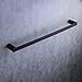 Beelee 23.6 inch Bath Towel Bar Single Towel Rail Wall Mounted, Black Painting, BA8501B