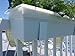 MIDE Products 23FBW-2 Aluminum Flower Box Holders Pair, White