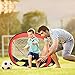 Eggsnow 2 in 1 Soccer Goal for Kids Pop Up Kids Soccer Net Soccer Target with Carry Bag Perfect for Backyard Indoor Outdoor Sports and Practice