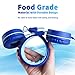 Kids Headphones,Isightguard Wired Headphones Kids, Adjustable Headband,Foldable Headsets, Tangle-Free Wires, 3.5mm Audio Cable, 85dB Volume Limited,Childrens Headphones on Ear (Blue)thumb 3