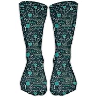 Jadetian Microscopes Chemical Experiments Unisex Athletic Breathable Socks Ankle Socks Casual Sport 30cm Socks