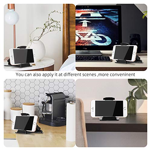 Car Mount, MWAY Car Phone Holder 3M Tapes 3.5-6.5 Inch Phone Stand for Dashboard with 4 Cable Clips,No Blocking for Sight,Durable Cell Phone Holder for iPhone X 8 7/7Plus/6/6S Plus/Samsung Smartphone