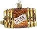 Old World Christmas Craft Beer Collection Glass Blown Ornaments for Christmas Tree Keg