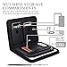 Cooper Bizmate Padfolio Organizer Case for Apple iPad Pro 9.7, iPad Air 2 1 | Business Executive Tablet Portfolio with A5 Notepad Paper Pad (Black)