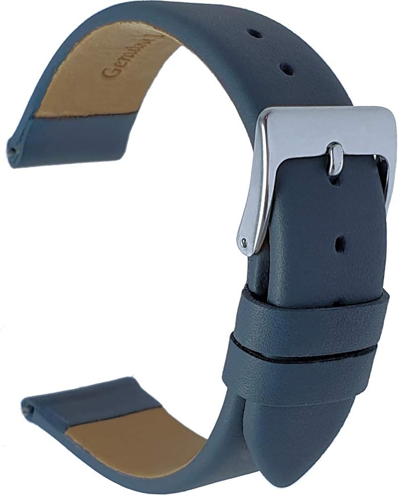 Cheap Classic Leather 21 mm Wristwatch Strap NM1068D-L1J-WH_K0020166 main image 1