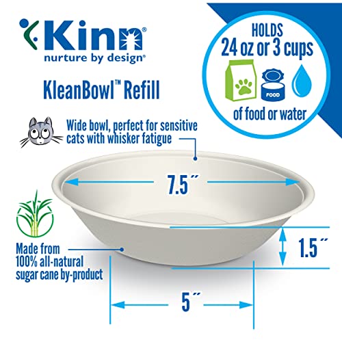 Kinn Kleanbowl Disposable Dog Food Bowls, 24 oz (Pack of 50) Frame