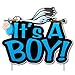 VictoryStore Yard Sign Outdoor Lawn Decorations, It's a Boy!, Yard Card Baby Announcement Set, 17 pcs Total