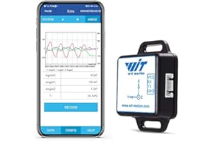 WitMotion WT61C-232 High-Accuracy Accelerometer Sensor, 6-Axis Acceleration(+-16g)+Gyro+Angle (XY 0.05° Accuracy) with Kalman Filtering, MPU6050 AHRS IMU (Unaffected by Magnetic Field), for Arduino