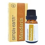 Mandarin Essential Oil by Simply Earth - 15 ml, 100% Pure Therapeutic Grade