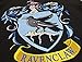 Harry Potter Ravenclaw Crest Men's Black T-Shirt, Large