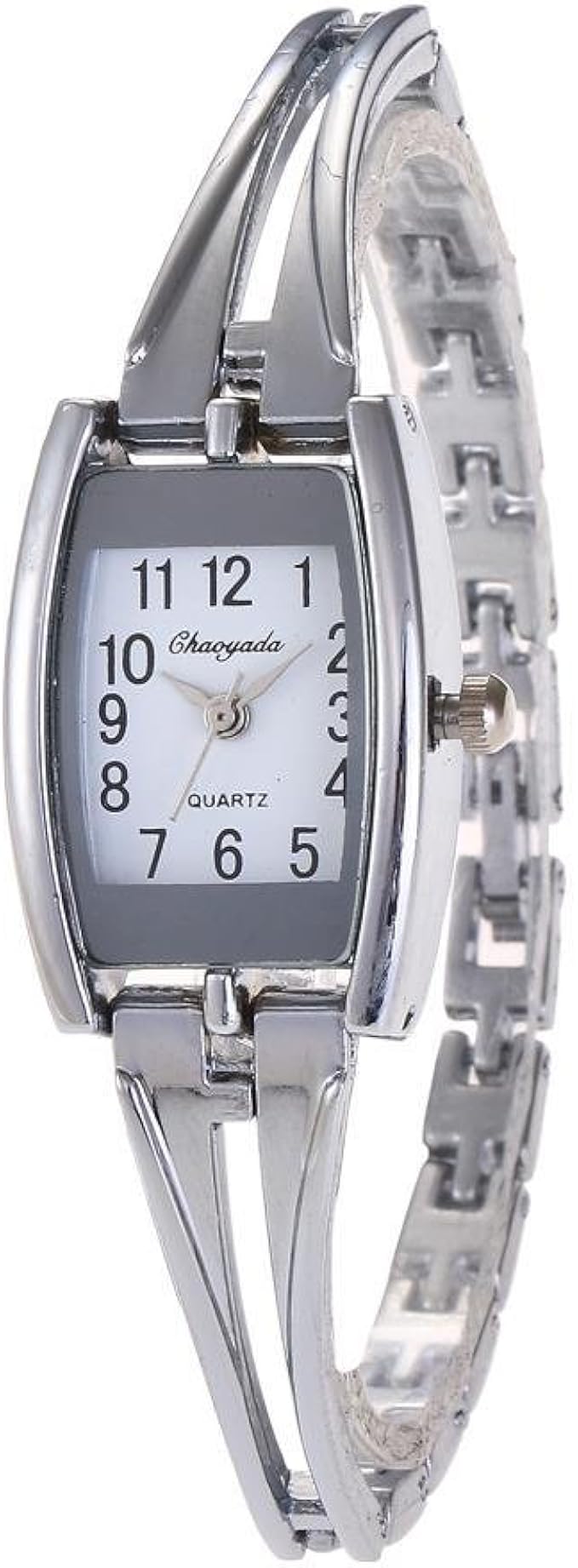 YAZILIND Cuarzo Reloj de Pulsera Rectangular dial Reloj de Acero de Titanio Correa de Moda