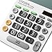 Standard Function Desktop Calculator - Handheld Calculator with Extra Large 12 Digits Display, Solar and Battery Supply