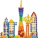 XIDAJE Standard 150Pcs Kid Multicolor Snowflake Creative Building Blocks