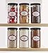 DilaBee 32 Oz Plastic Jars with Lids and Labels - 6 Pack Clear Storage Containers with Airtight Lids for Food, Kitchen Pantry, Home Organization and More